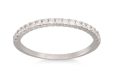 Lot 387 - A DIAMOND HALF ETERNITY RING, mounted in 18ct...