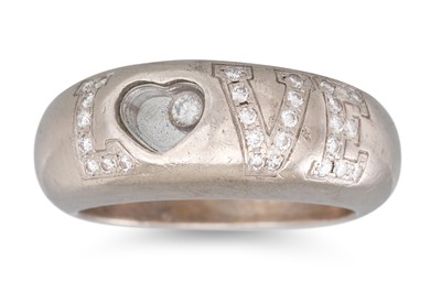 Lot 131 - A CHOPARD "LOVE" HAPPY DIAMOND RING, mounted...