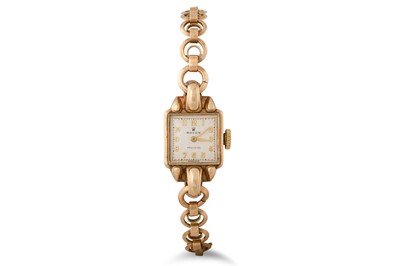 Lot 309 - A LADY'S VINTAGE ROLEX WRISTWATCH, 9ct gold...