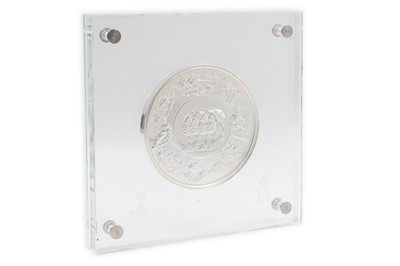 Lot 351 - A 2015 WATERLOO SILVER PROOF ENGLISH MEDAL,...
