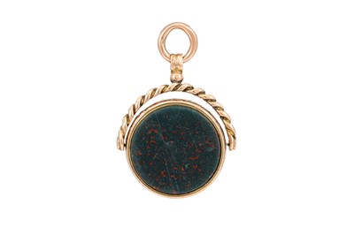 Lot 183 - AN ANTIQUE GOLD SWIVEL SEAL, set with...