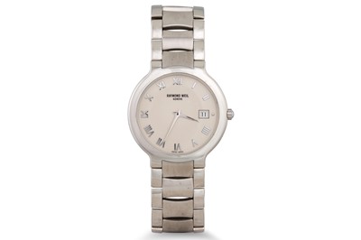 Lot 329 - A  RAYMOND WEIL GENEVE WRISTWATCH, stainless...