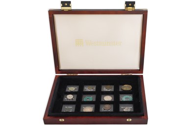 Lot 352 - A CASED SET OF TWELVE SILK ROAD ANCIENT...