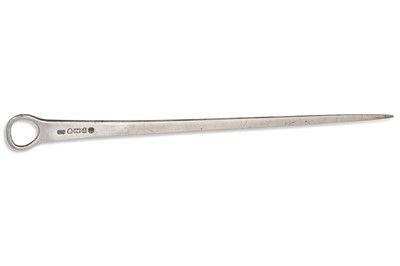 Lot 401 - A GEORGE III MEAT SKEWER, London, Robert...