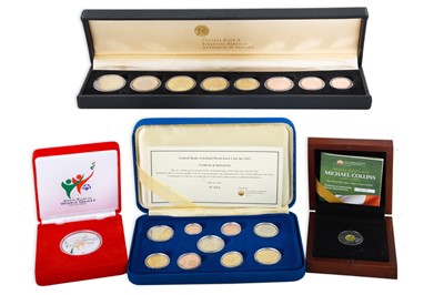 Lot 357 - 2002 & 2012 2 X IRISH PROOF YEAR SETS,...