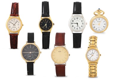 Lot 321 - A LADY'S RAYMOND WEIL GOLD PLATED WRISTWATCH,...