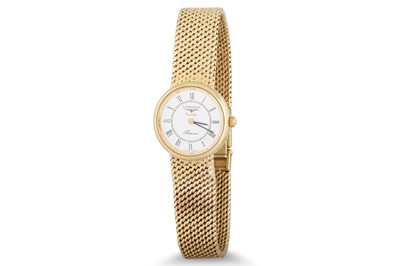 Lot 349 - A LADY'S LONGINES "PRESENCE" QUARTZ WRISTWATCH,...