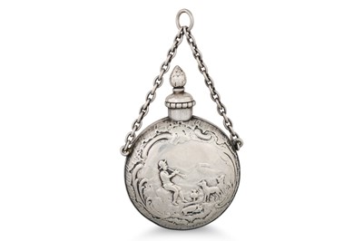 Lot 9 - AN ANTIQUE METAL PENDANT, in the form of a...