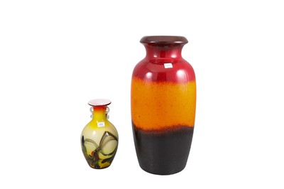 Lot 214 - A POST WAR 20TH CENTURY STONEWARE VASE, of...