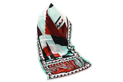 Lot 190 - AN EMILIO PUCCI FIRENZE SILK SCARF, long style...