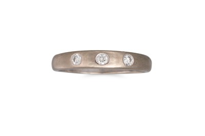 Lot 236 - A DIAMOND SET BAND, mounted in 18ct white gold,...