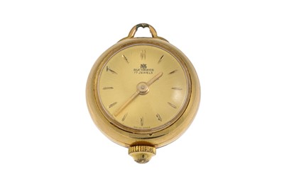 Lot 411 - A VINTAGE BOUCHERON WATCH PENDANT, skeleton...