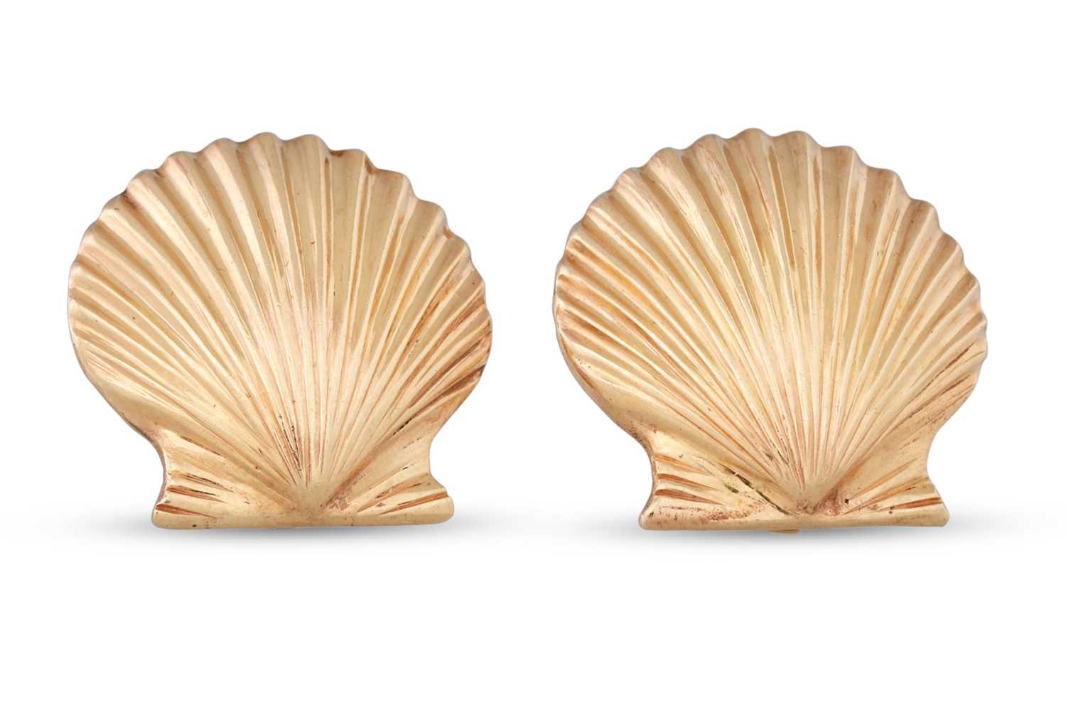 Lot 74 - A PAIR OF VINTAGE 14CT GOLD TIFFANY & CO...