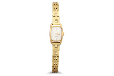 Lot 405 - AN OMEGA DE VILLE WATCH, bracelet strap