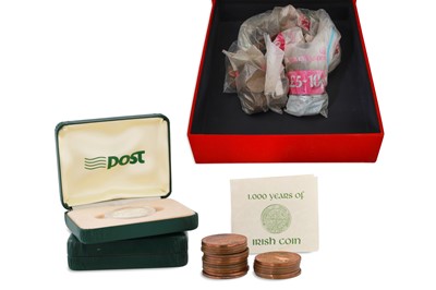Lot 5 - IRISH COINAGE, to include a large bag of...