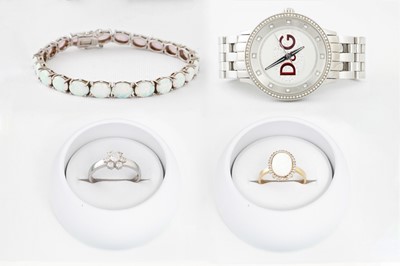 Lot 89 - A COLLECTION OF STONE SET JEWELLERY, to...