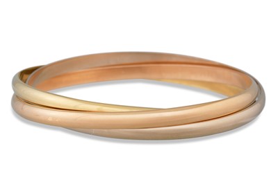 Lot 170 - A CARTIER TRINITY BAGLE, in three colour 18ct...