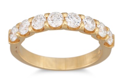 Lot 253 - A DIAMOND HALF ETERNITY RING, mounted in 18ct...