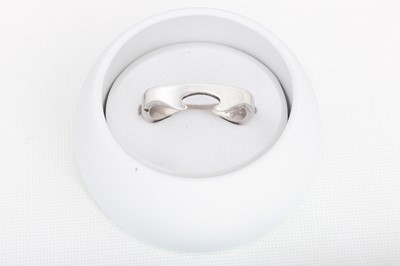 Lot 119 - A GEORG JENSEN RING, mounted in 18ct white...