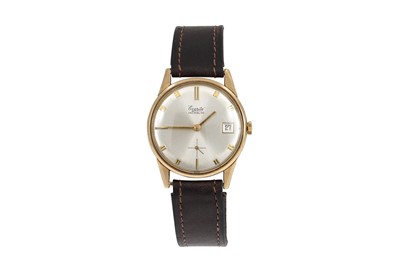 Lot 451 - A VINTAGE EVERITE INBLOC 9CT GOLD WRIST WATCH,...