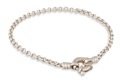 Lot 4 - TWO STERLING SILVER BRACELETS, (.925) 14.1 g.,...