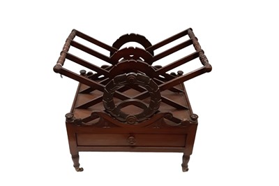 Lot 500 - A LATE 19TH CENTURY MAHOGANY TRIPLE...