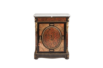 Lot 149 - A VICTORIAN BOUILLE-STYLE PIER CABINET, white...