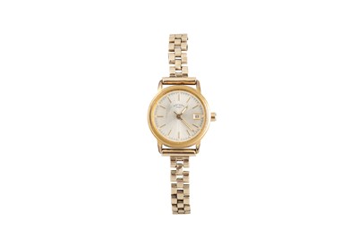 Lot 16 - A LADY'S ROTARY WATCH, calendar quartz with a...