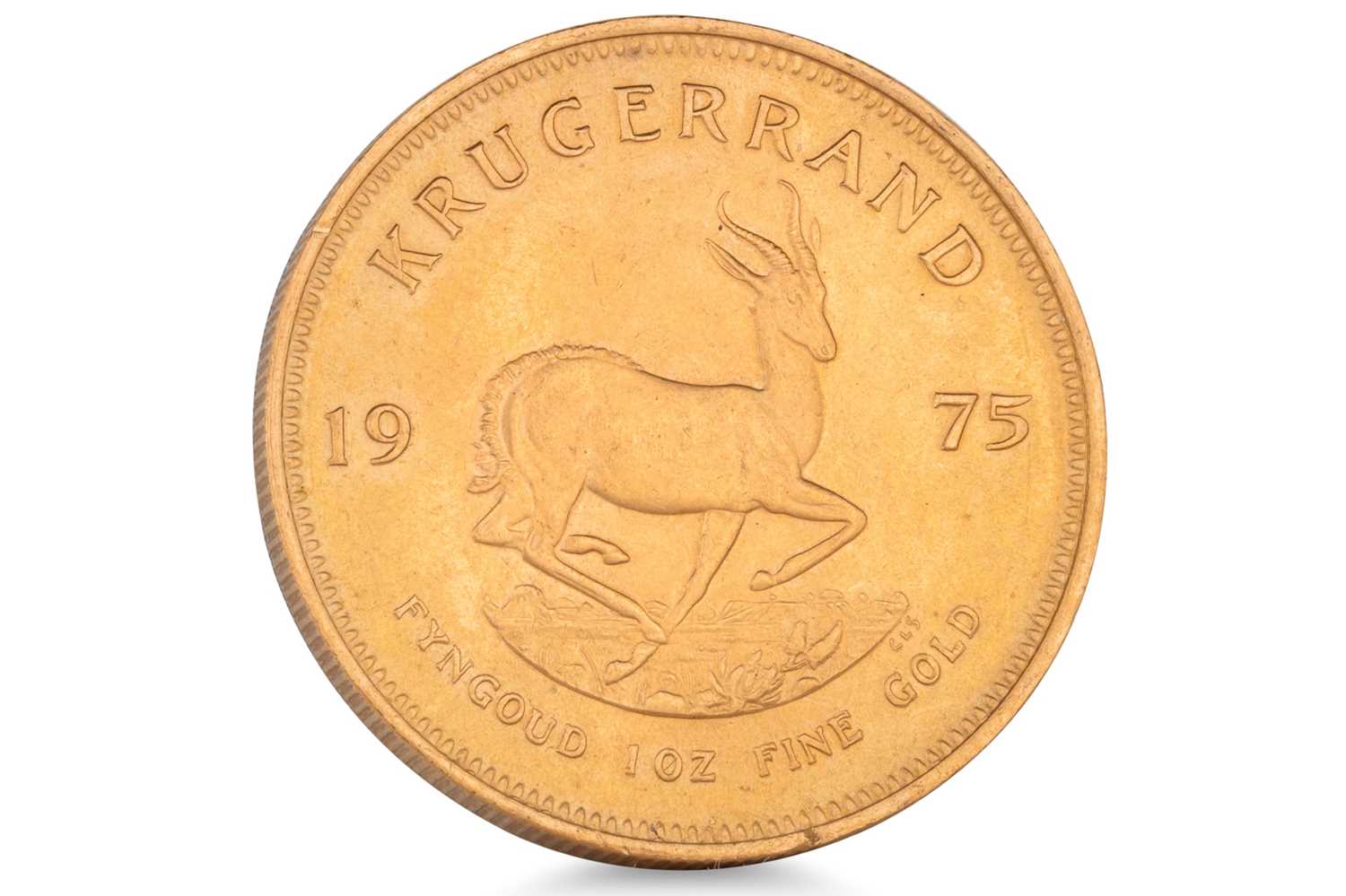 Lot 368 - A 1975 SOUTH AFRICAN KRUGERRAND GOLD COIN,...