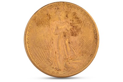 Lot 343 - A 1924 AMERICAN $20 DOUBLE EAGLE Gold Coin....
