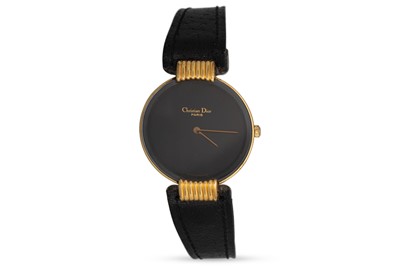 Lot 384 - A CHRISTIAN DIOR WATCH, on a replacement strap,...