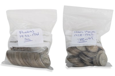 Lot 298 - A COLLECTION OF PRE-1943 IRISH 75% SILVER...