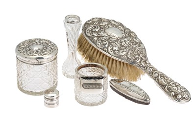 Lot 17 - VARIOUS VICTORIAN AND LATER SILVER EMBOSSED...