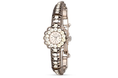 Lot 400 - A LADY'S VINTAGE COCKTAIL WATCH, incabloc...