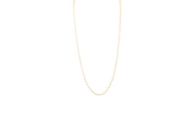 Lot 42 - A LONG CULTURED PEARL NECKLACE, with pearl and...