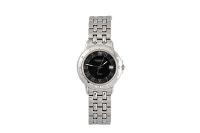 Lot 44 - A RAYMOND WEIL TANGO STAINLESS STEEL WRIST...