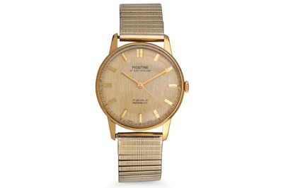 Lot 328 - A GENT'S VINTAGE MONTINE SWISS WRISTWATCH,...