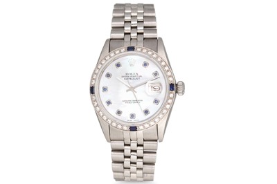 Lot 335 - A GENT'S STAINLESS STEEL ROLEX OYSTER...