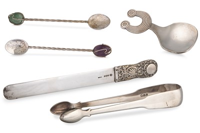 Lot 412 - A MODERN IRISH SILVER CADDY SPOON, by O'Connor'...
