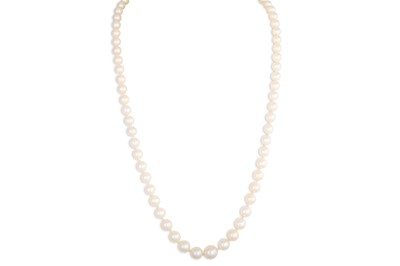 Lot 61 - A SET OF VINTAGE CULTURED PEARLS, to a 9ct...