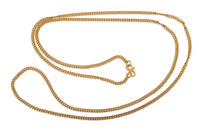 Lot 156 - A HIGH CARAT CHAIN, 14 g.