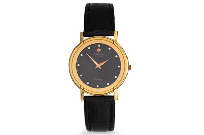 Lot 316 - A GOLD PLATED RAYMOND WEIL GENEVE WRISTWATCH,...