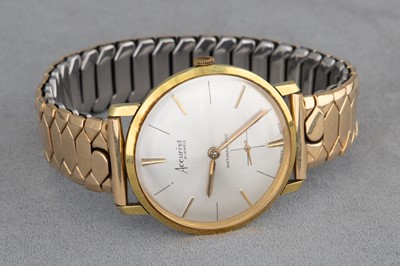Lot 286 - A GENT'S 'ACCURIST AUTOMATIC' WRISTWATCH,...