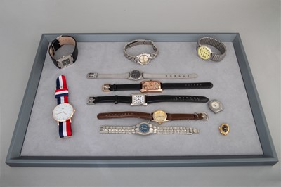 Lot 300 - A COLLECTION OF ELEVEN LADY'S WATCHES, various...