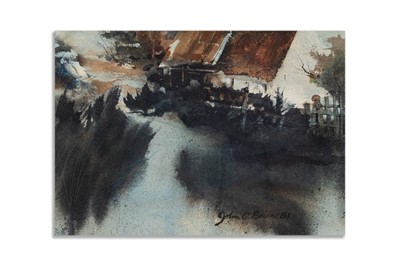 Lot 510 - JOHN O'BRIEN (IRISH 20TH CENTURY), Winter...