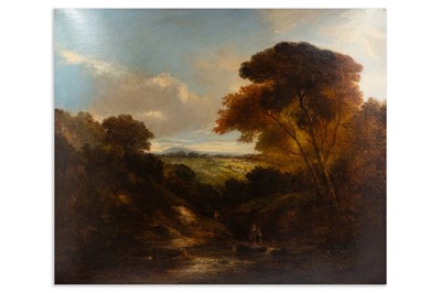 Lot 522 - IRISH SCHOOL 19TH CENTURY, Unknown vista, oil...