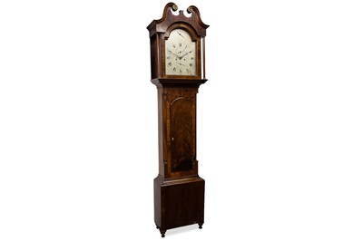 Lot 523 - A GRANDFATHER CLOCK, approx 6.5 foot tall