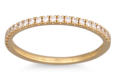 Lot 87 - A DIAMOND HALF ETERNITY RING, mounted in 18ct...