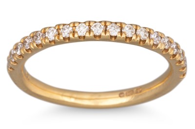 Lot 92 - A DIAMOND HALF ETERNITY RING, mounted in 18ct...