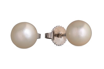 Lot 300 - A PAIR OF TIFFANY & CO. CULTURED PEARL...